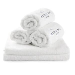 Bioline håndklær (sett: 1 xl. 2 M & 2 S)