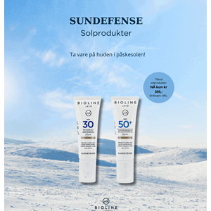Sundefense Påskepakke (3xSPF 50 + 3xSPF 30)