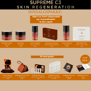 Supreme C3 Innsalgspakke Forhåndssalg